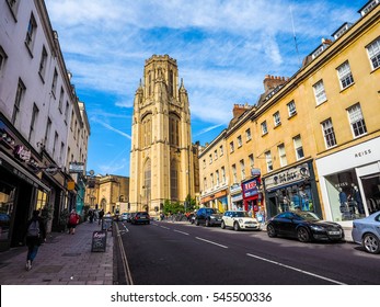 BRISTOL, UK - CIRCA SEPTEMBER 2016: HDR The Wills Memorial Building part of the University of Bristol at the top of Park Street