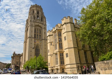 Bristol, UK May 23, 2019 Wills Memorial building in the Bristol University