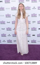 Brit Marling At The 2012 Film Independent Spirit Awards, Santa Monica, CA 02-25-12