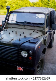 British Army Land Rover Wolf Defender Parked In Salisbury, Wiltshire 1/12/2007