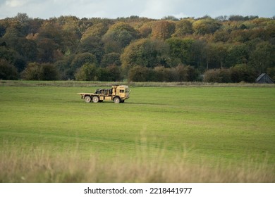 British Army MAN HX58 6x6 Heavy Utility Truck EPLS In Action On A Military Exercise