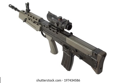 British Assault Rifle L85 Isolated On Stock Photo 197434586 | Shutterstock