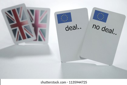 British And European Playing Cards With Deal And No Deal Cards