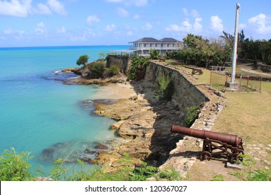 British Fort James was built to guard St. JohnÃ¢Â?Â?s Harbour in Antigua and Barbuda in the Caribbean.