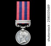 A British India General Service Medal (1854) featuring a 