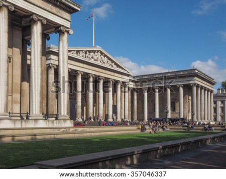 The British Museum in London, England, UK
