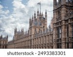 British Parliament Building and River Thames