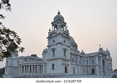 British Queen Victoria Memorial, A Tourist Attraction In Kolkata, West Bengal, India