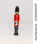 British Royal Guard Artillery Officer Miniature Display from London, England