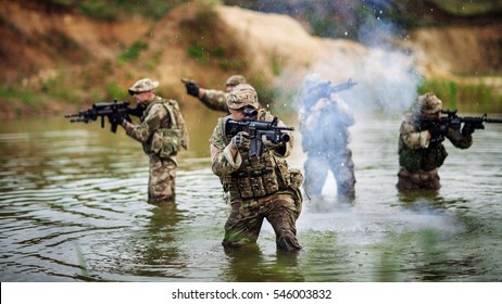 British Special Forces Soldiers Weapon Stock Photo 1261231840 ...