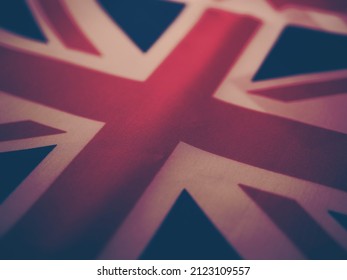 British Union Jack flag vintage style background close up selective focus - Powered by Shutterstock