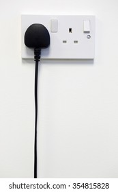 British Wall Double Plug Socket