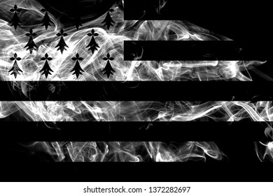 Brittany smoke flag, dependent territory flag