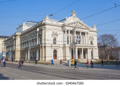 Brno, Czech Republic 03 01 2018: Mahen Theatre In Brno