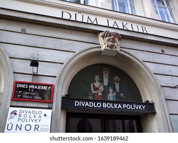 Brno, Czechia - 02/08/2020: Bolek Policka Theatre.