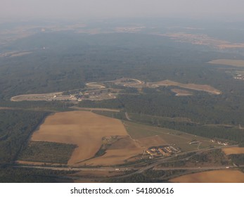 Brno Masaryk Motorbike Circuit In Ostrovacice - Aerial View