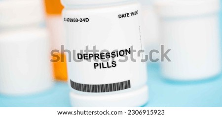 A broad term used to describe medications used to treat depression, including selective serotonin reuptake inhibitors (SSRIs), serotonin-nnts. Stock photo © 