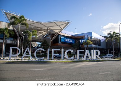 Broadbeach, Queensland, Australia - November 02 2021: Pacific Fair Shopping Center, Hooker Boulevard