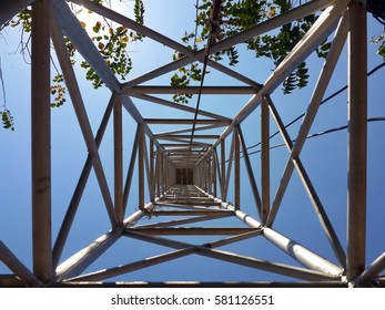Broadcast tower in perspective
