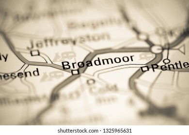 Broadmoor. United Kingdom On A Geography Map