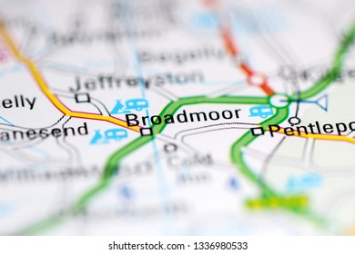 Broadmoor. United Kingdom On A Geography Map