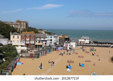 Broadstairs, Kent, UK: July 2021 - Broadstairs is a coastal town on the Isle of Thanet in East Kent
