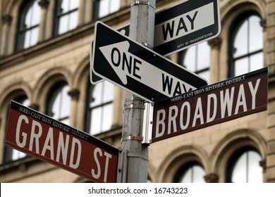 Broadway Street Sign