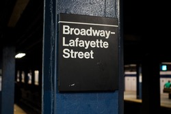 Broadway-Lafayette Sigh 