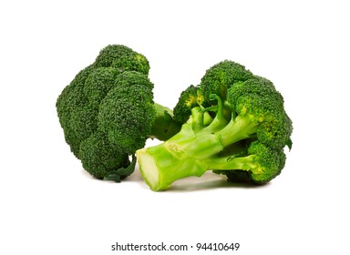 Broccoli Isolated On White