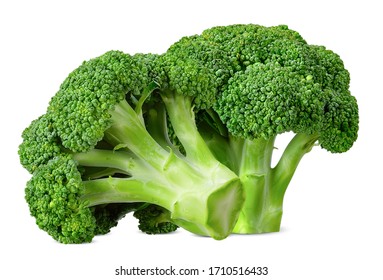 Broccoli isolated on white background with clipping path - Shutterstock ID 1710516433