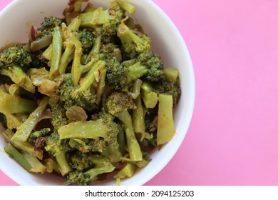 Brocoli Pan Fry, Indian Food