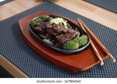 Brocolli And Beef Plate