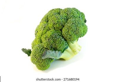 Brocolli Isolated On White