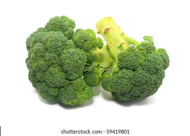 Brocolli Isolated On White Background