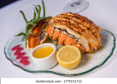 Broiled Lobster Tail Dinner Seafood Delight