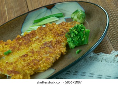 Broiled Orange Roughy. Close Up