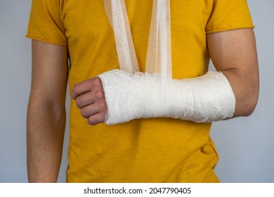 Broken Arm In A Cast