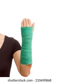 green arm cast