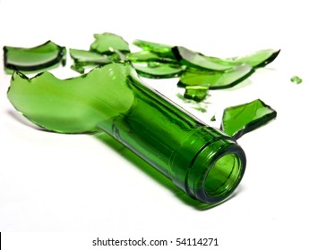 Broken Bottle Glass