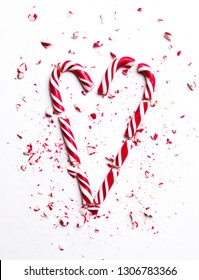  Broken Candy Cane Heart