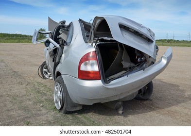 Broken Car After Car Crash