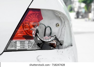 Broken Car Brake Light