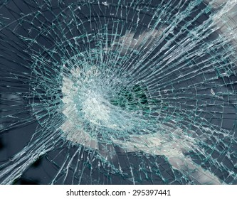 Broken Car Glass