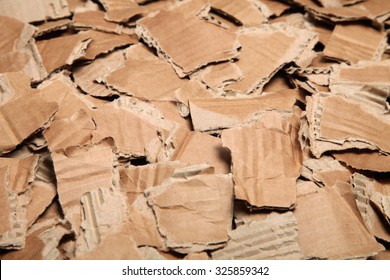 Broken cardboard background