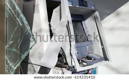 Broken Cash machine