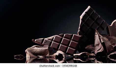 20,079 Chocolate On Black Horizontal Images, Stock Photos & Vectors |  Shutterstock