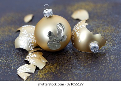 Broken Christmas Balls