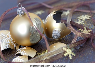 Broken Christmas Balls