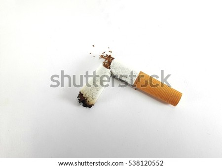 Similar – Image, Stock Photo stop smoking! Healthy