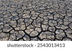 broken and cracked lands caused by drought, lands split open by thirst,